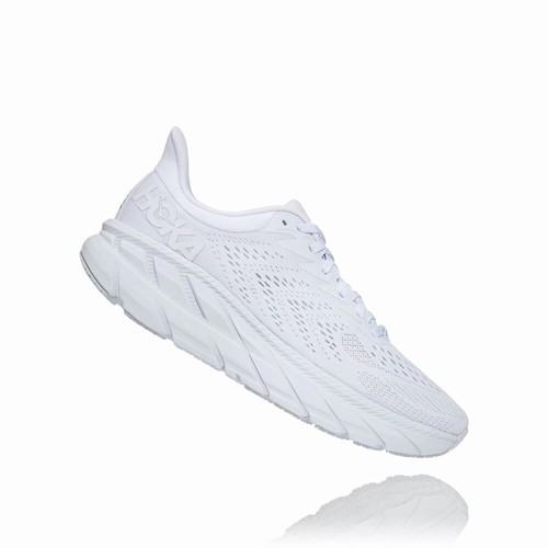 Hoka One One CLIFTON 7 Vegan Shoes For Men India White IN-1279